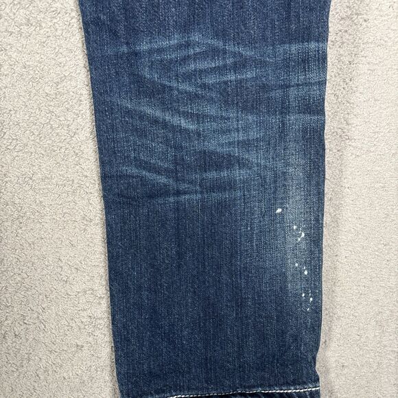 Rock Revival Emilie Boyfriend Jeans Women’s Size 27 Embellished Whiskers Fade - Picture 13 of 14